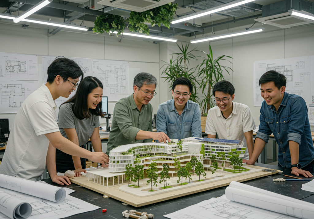 คณะการออกแบบและสถาปัตยกรรมศาสตร์ มหาวิทยาลัยศรีปทุม : Sustainable Design แนวโน้มสำคัญในปี 2025
