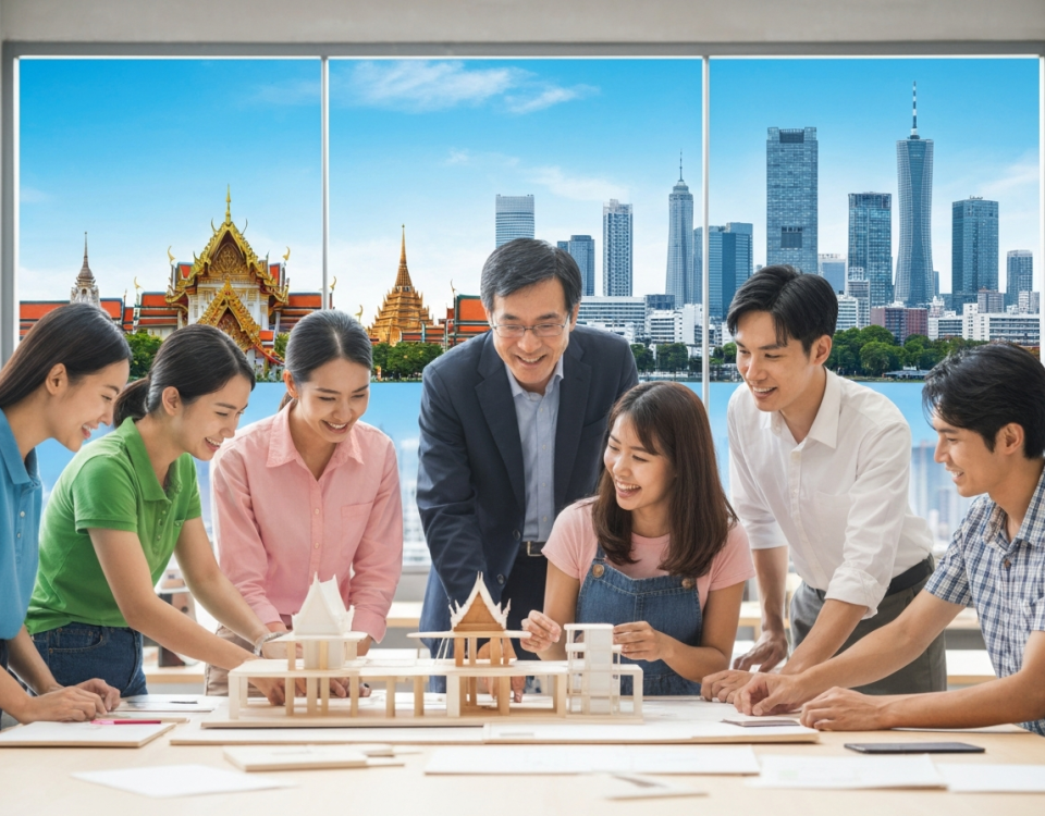 คณะการออกแบบและสถาปัตยกรรมศาสตร์ มหาวิทยาลัยศรีปทุมมหาวิทยาลัยศรีปทุม ร่วมมือมหาวิทยาลัยญี่ปุ่นพัฒนาหลักสูตรและหลักฐาน Dual Degree