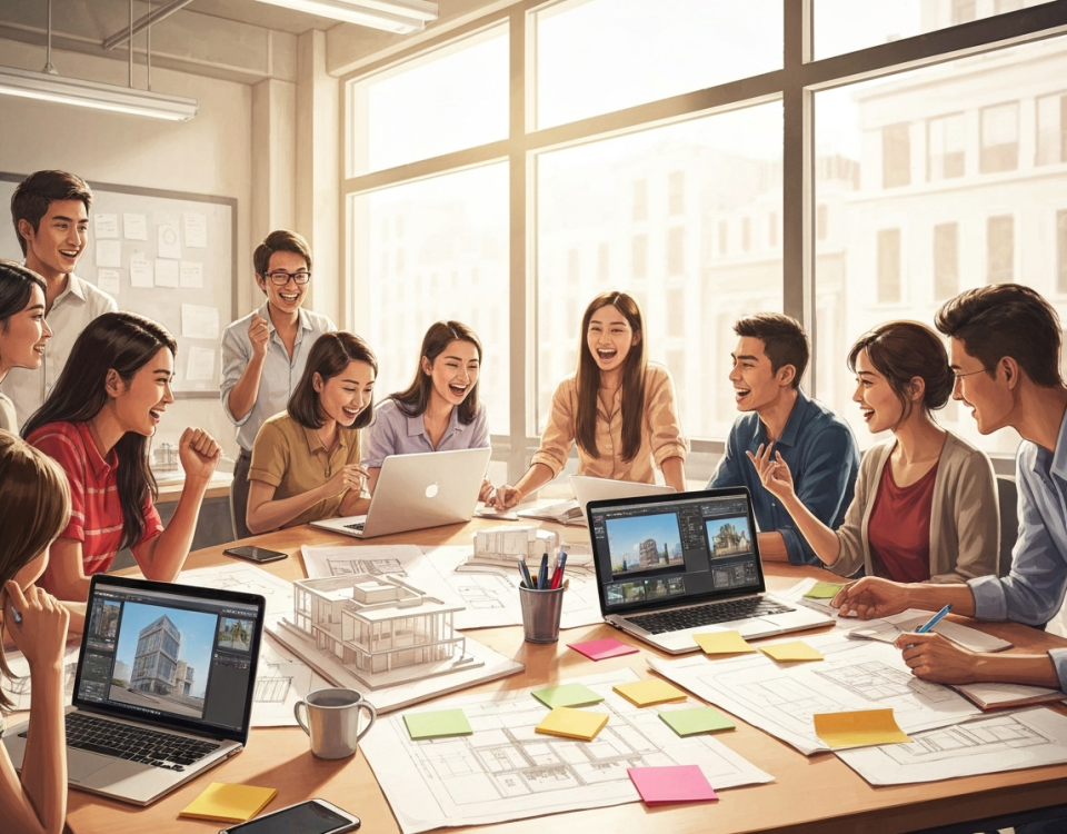 คณะการออกแบบและสถาปัตยกรรมศาสตร์ มหาวิทยาลัยศรีปทุม SPU: ทักษะการทำงานเป็นทีมและการ协作