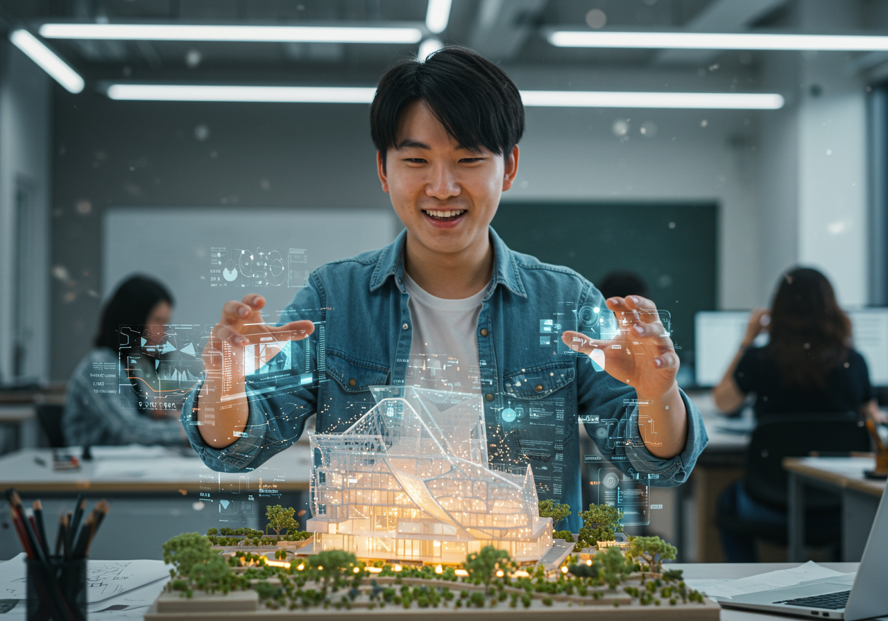 1. คณะการออกแบบและสถาปัตยกรรมศาสตร์ มหาวิทยาลัยศรีปทุม: AI เปลี่ยนการออกแบบอย่างไร